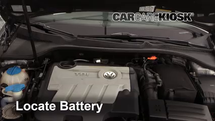 2013 Volkswagen Jetta TDI 2.0L 4 Cyl. Turbo Diesel Wagon Battery Replace